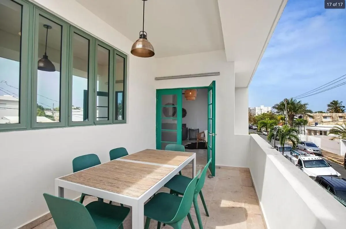 圣胡安Casa Blanca 2Nd Floor Apt Near The Beach公寓 0*, 圣胡安